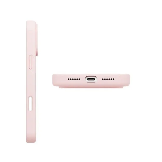 Uniq Hybrid Lino MagSafe Case for iPhone 18 Pro - Pale Rose